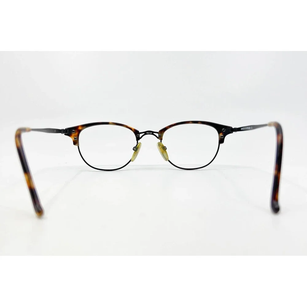 Unbranded Eyeglasses Unisex Tortoise Gold Browline Vintage Style 48-19-140